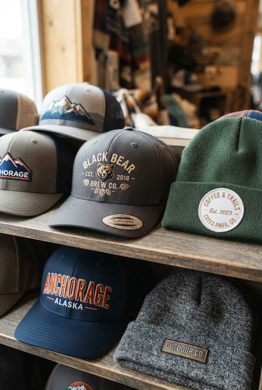 Embroidered Hats and Headwear
